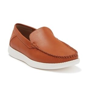 New Men Tahari Leather Boat Shoe, size 11